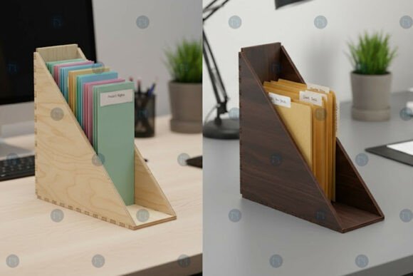 Download Laser Cut Office File Organizer Template - Office Collection