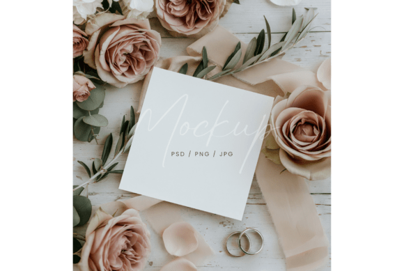 Download Square Card Mockup Rustic Rose - Rustic rose Collection
