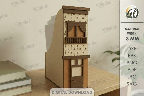 Download House Office Organizer Laser Cut - Office Collection