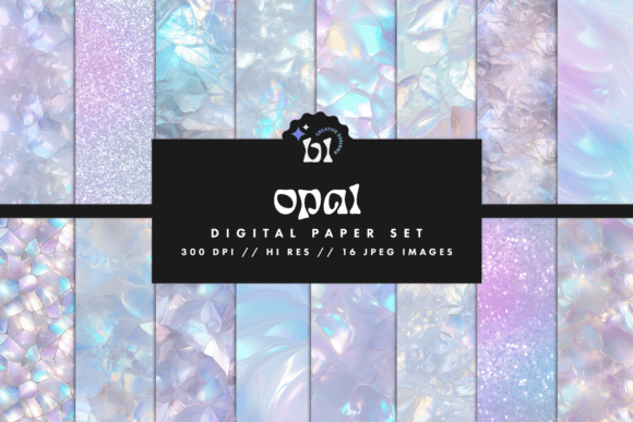 Download Opal Digital Paper Set - Premium Resources