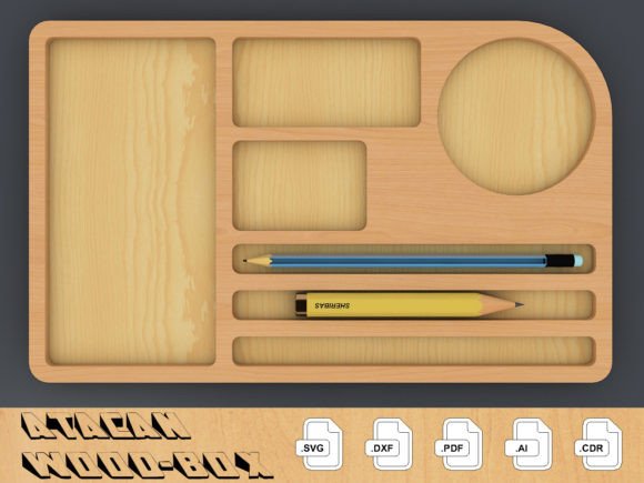 Download Office Organiser Cutting Templates 141 - Office Collection